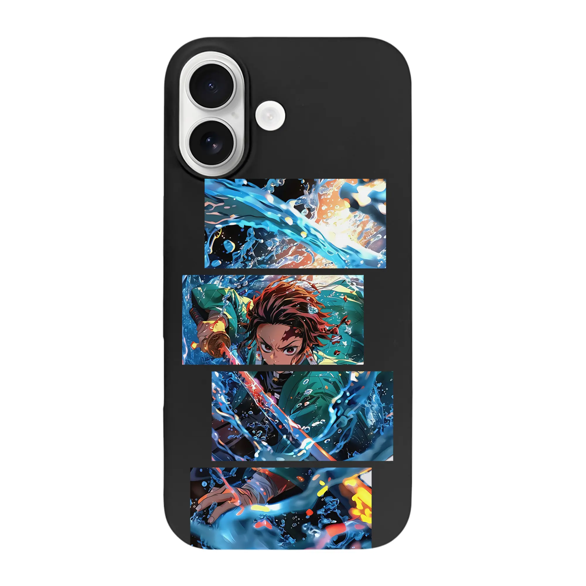 鬼滅の刃 グッズ,竈門 炭治郎 - iPhone 17 シリーズ シリコンケース 薄型 耐衝撃 指紋防止 ソフトタッチカバー 精密フィット 傷防止 保護ケース iPhone 17/17 Air/17 Pro/17 Pro Max 対応